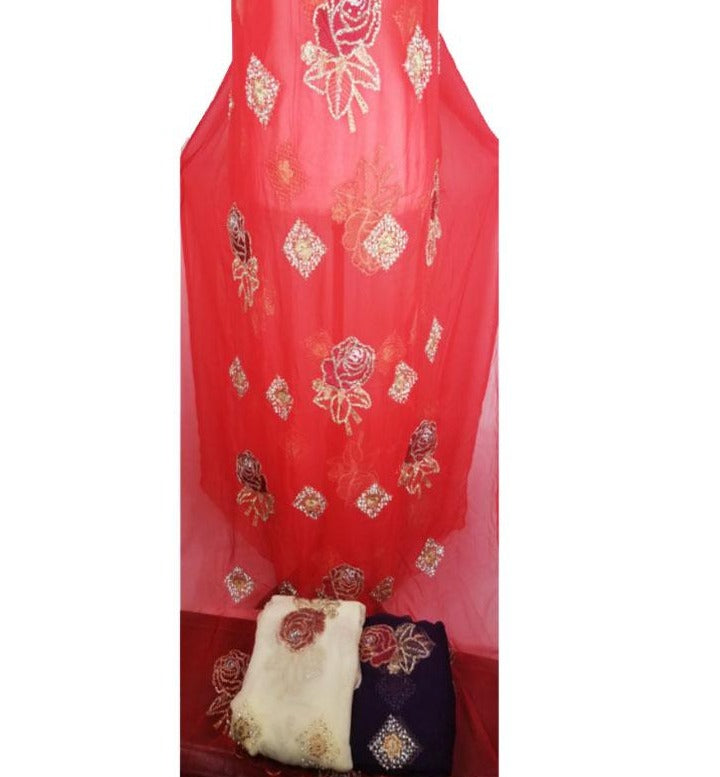 Women Dera - قطعه قماش درع يمني مطرز كريستال