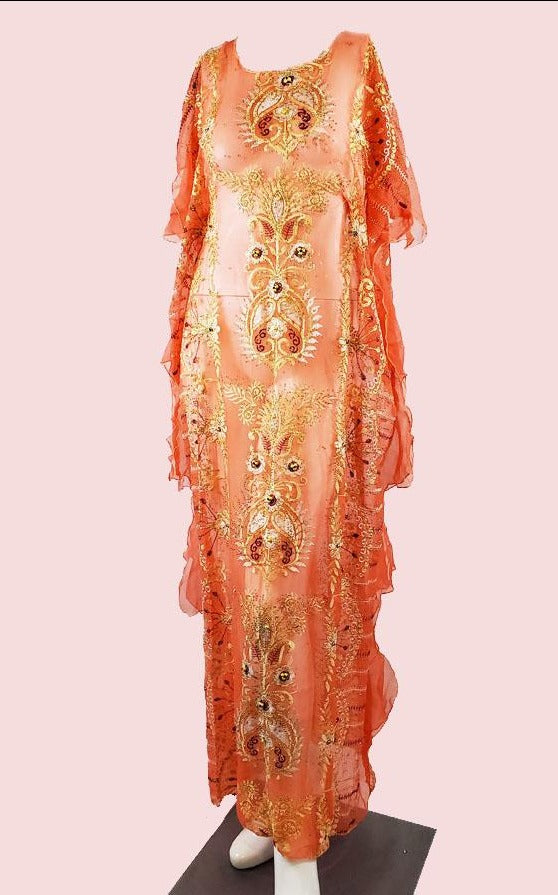 Women Dera - D30- درع فاخر مطرز كريستال