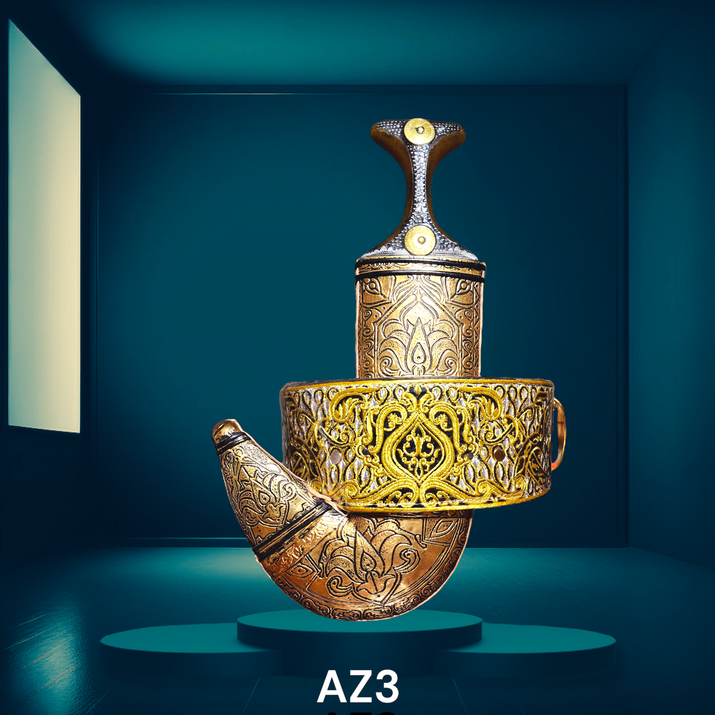 جنبية ذهبية ستايل سيفاني -AZ5- جنبية ذهبي ستايل صيفاني