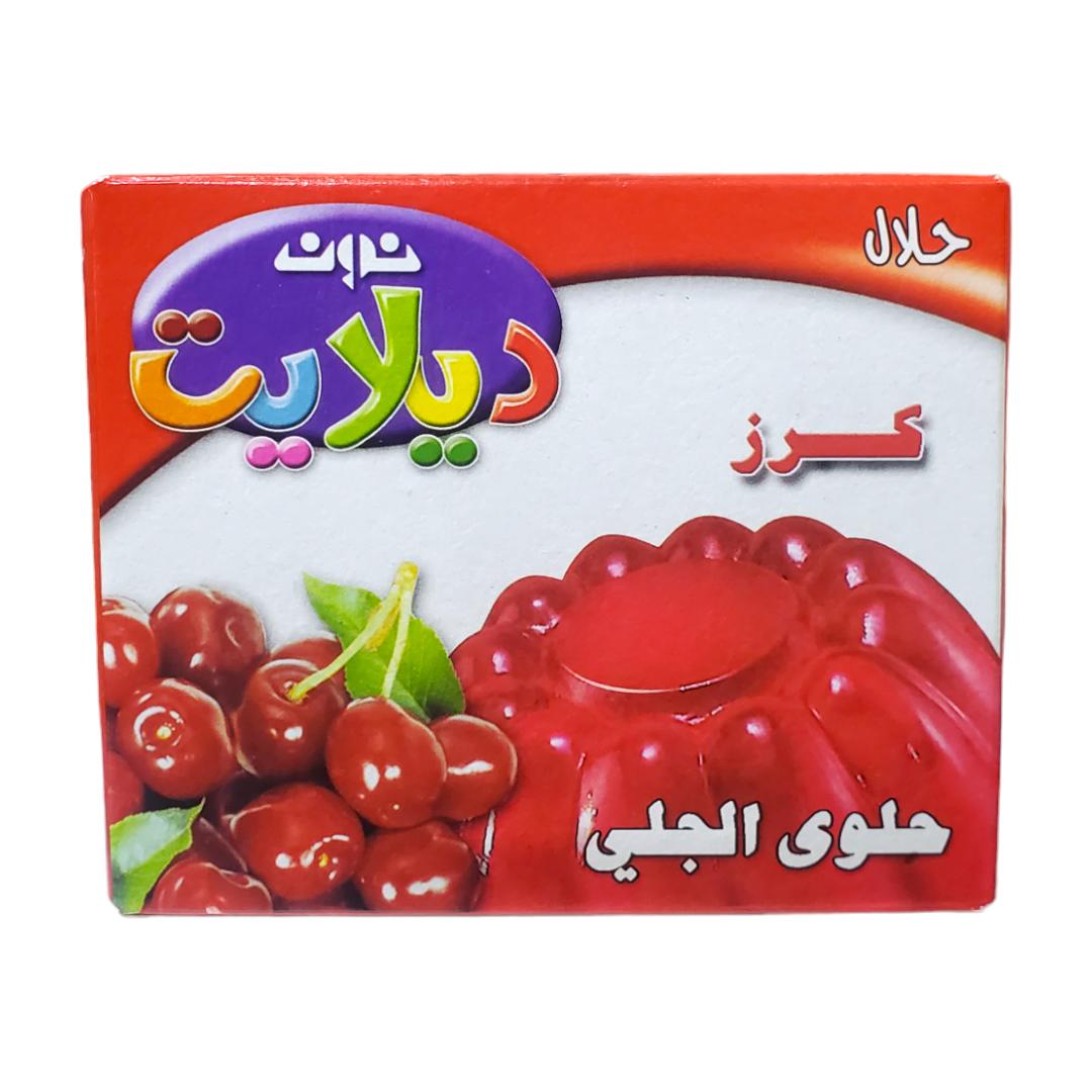 Cherry _ jelly Dessert كرز ( حلوا الجيلي )