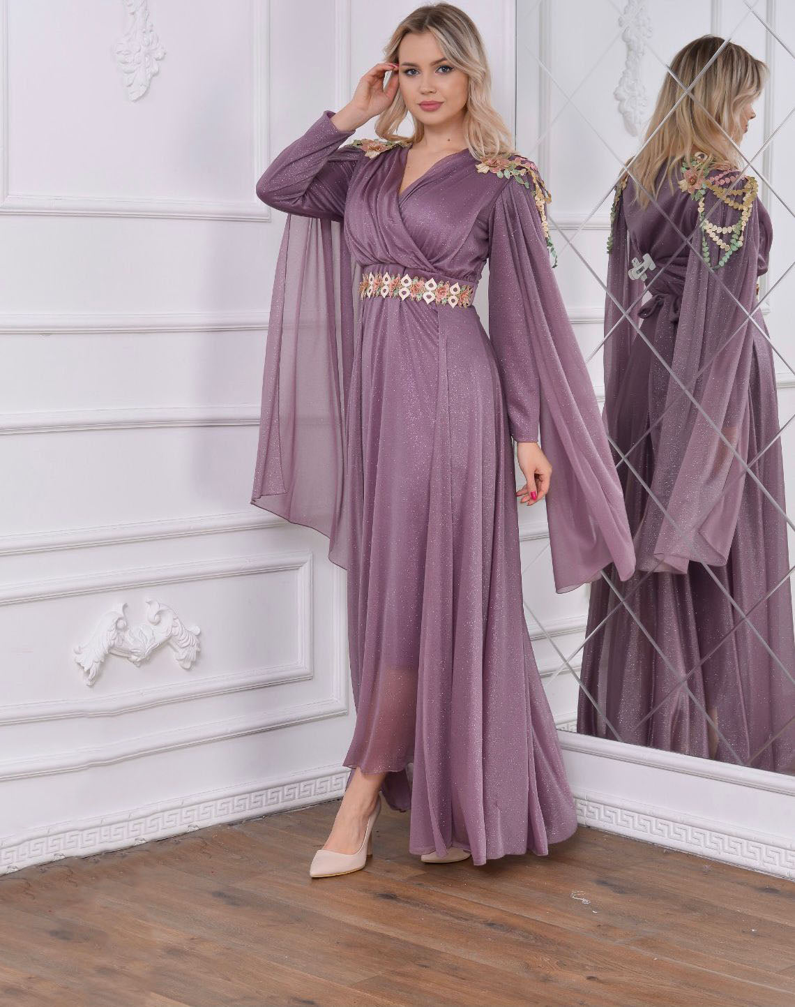 TURKISH OCCASION DRESS HIGH QUALITY _ فستان تركي للمناسبات جوده عاليه