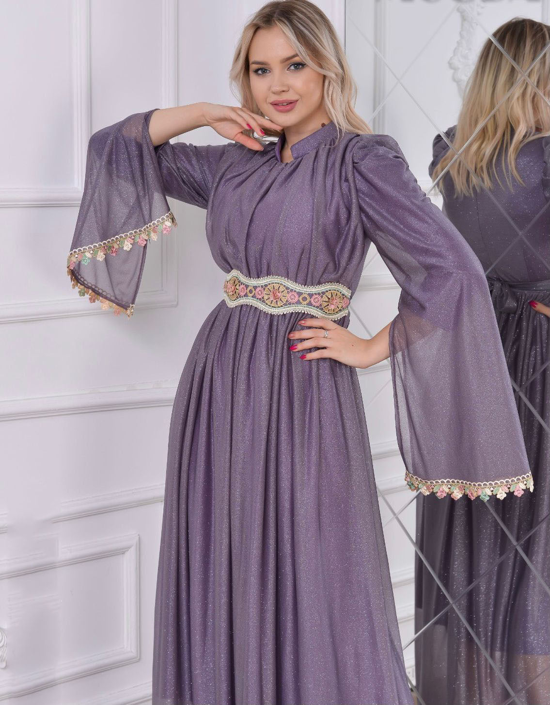 TURKISH OCCASION DRESS HIGH QUALITY _ فستان تركي للمناسبات جوده عاليه