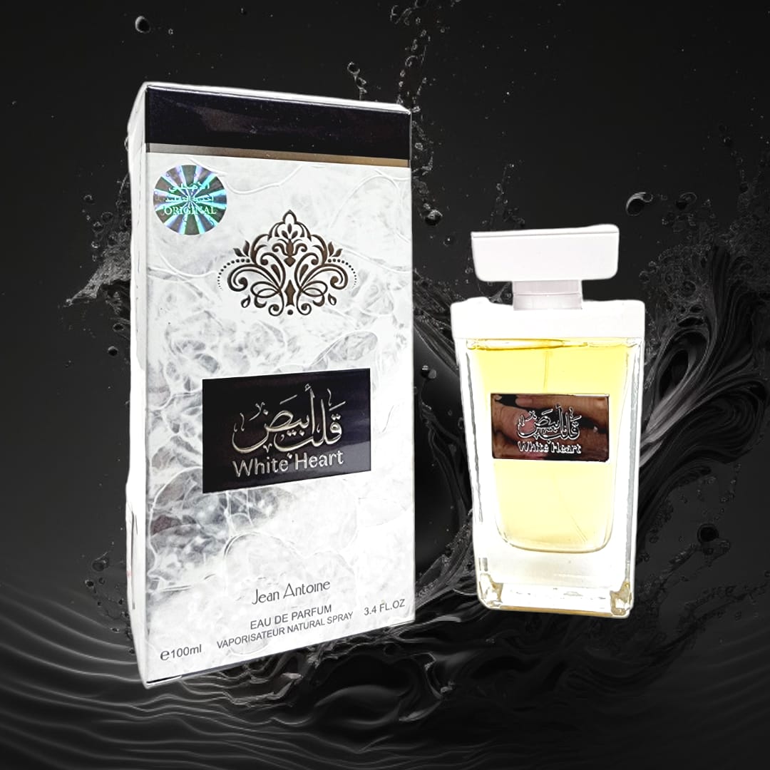 عطر القلب الأبيض 100 مل _ عطر قلب ابيض عالي الجوه