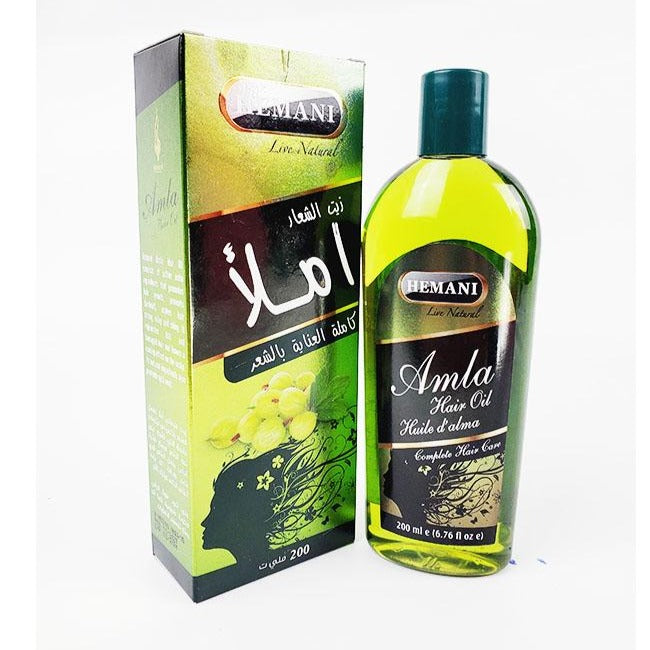 Hemani AMLA  Hair Oil - 200 mi - زيت الشعر هيمني املا كامله العنايه با الشعر