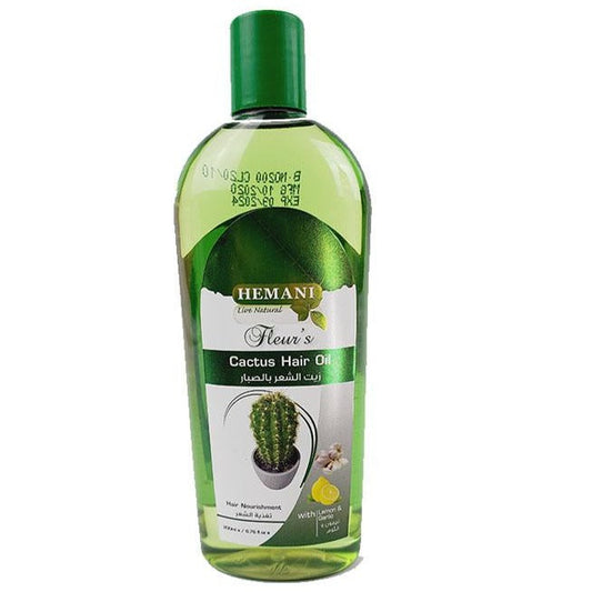 HEMANI Cactus Hair Oil - 200 mi - هيماني زيت الشعر با الصبار