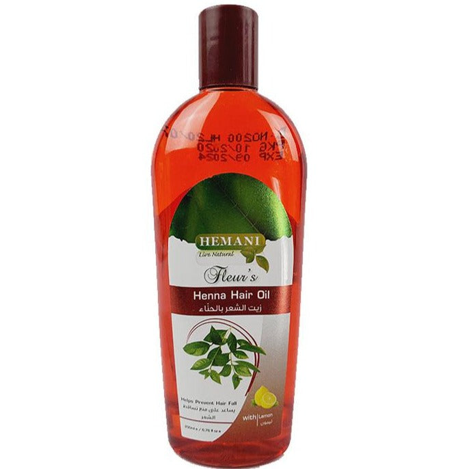 HEMANI Henna Hair Oil - 200 mi - هيماني زيت الشعر با الحناء