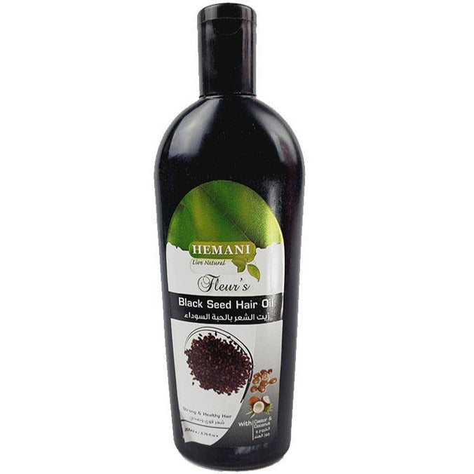 HEMANI Black Seed Hair Oil - 200 mi - هيماني زيت الشعر با الحبه السوداء