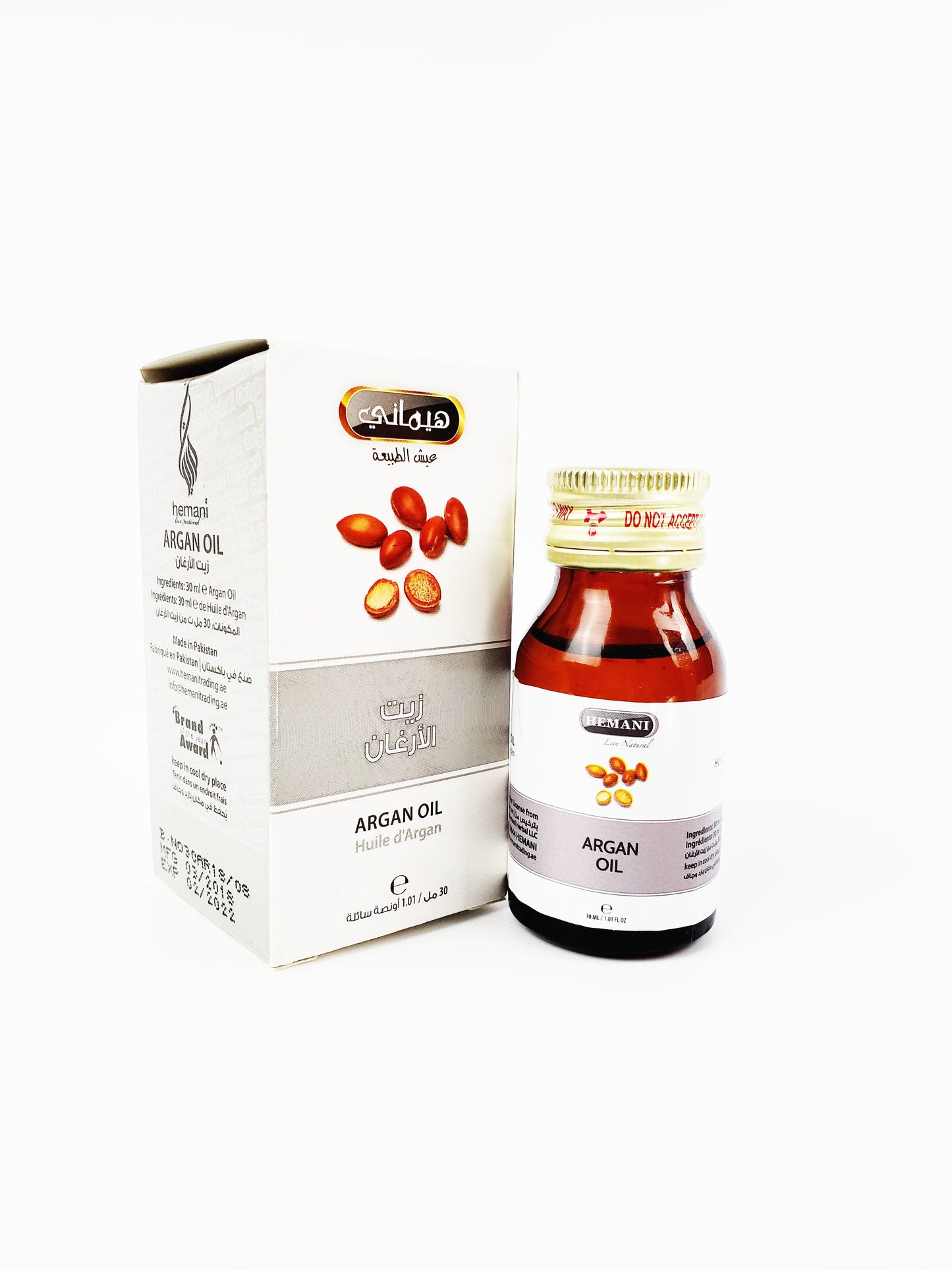 Organ oil- HEMANI 30ml - زيت الارغان