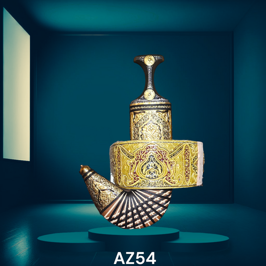 GOLD JANBIYAH SAIFANI STYLE -AZ54- جنبية ذهبي ستايل صيفاني