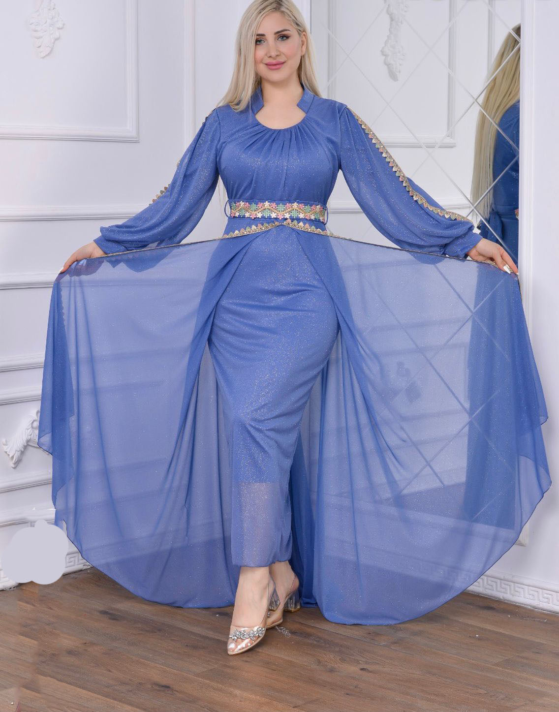 TURKISH OCCASION DRESS HIGH QUALITY _  فستان تركي للمناسبات جوده عاليه