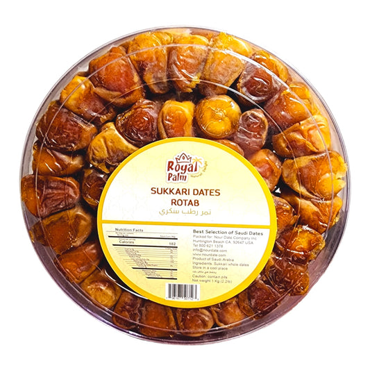 Sukkari Dates Rotab - 2.2 lb - تمر رطب سكري