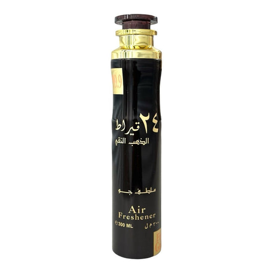 24 clear Gold   Air Freshener - 300 ml - معطر جو 24 الذهب النقي